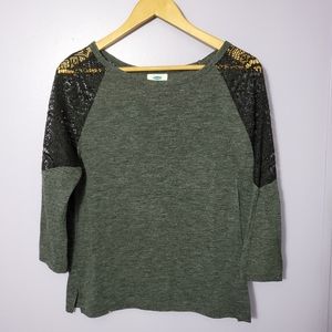 3/4 sleeve Lace Top